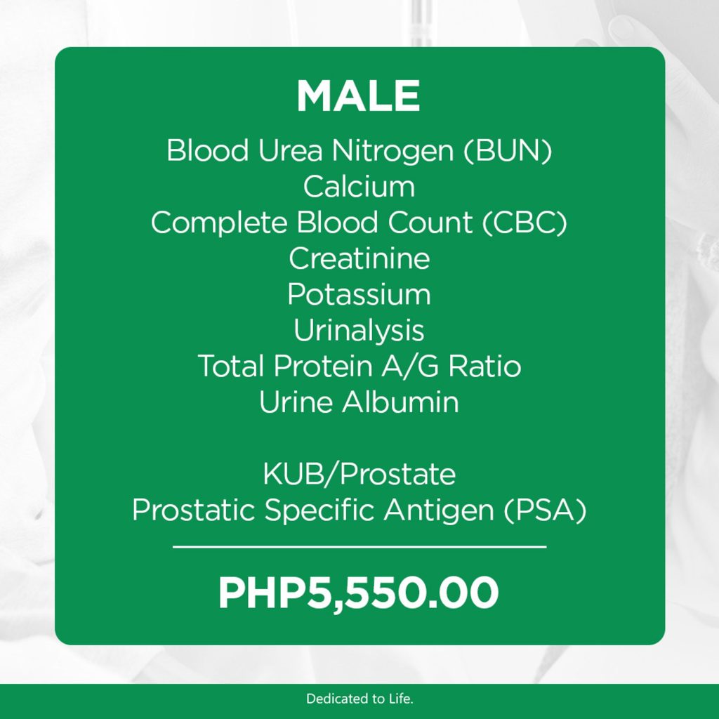 Renal Check Male