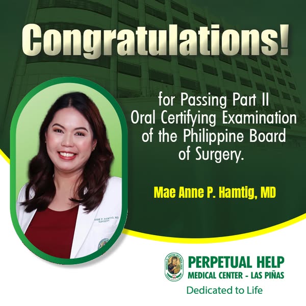 Congratulations To Dr. Mae Anne P. Hamtig And Dr. John Cedric T. Cabili 1