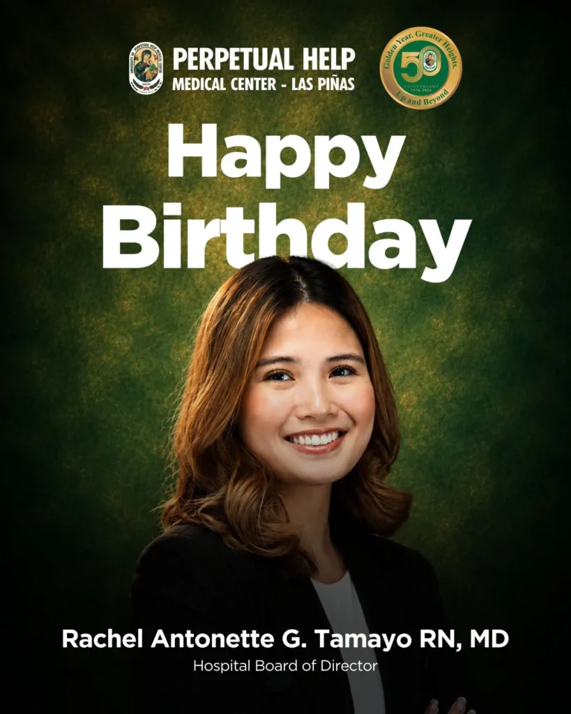 Happy Birthday, Dr. Rachel Antonette G. Tamayo!