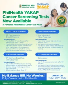 PhilHealth YAKAP Cancer Screening Tests