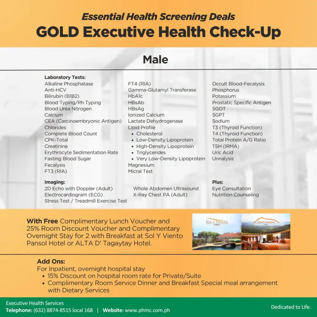 Gold Executive Health Check-Up