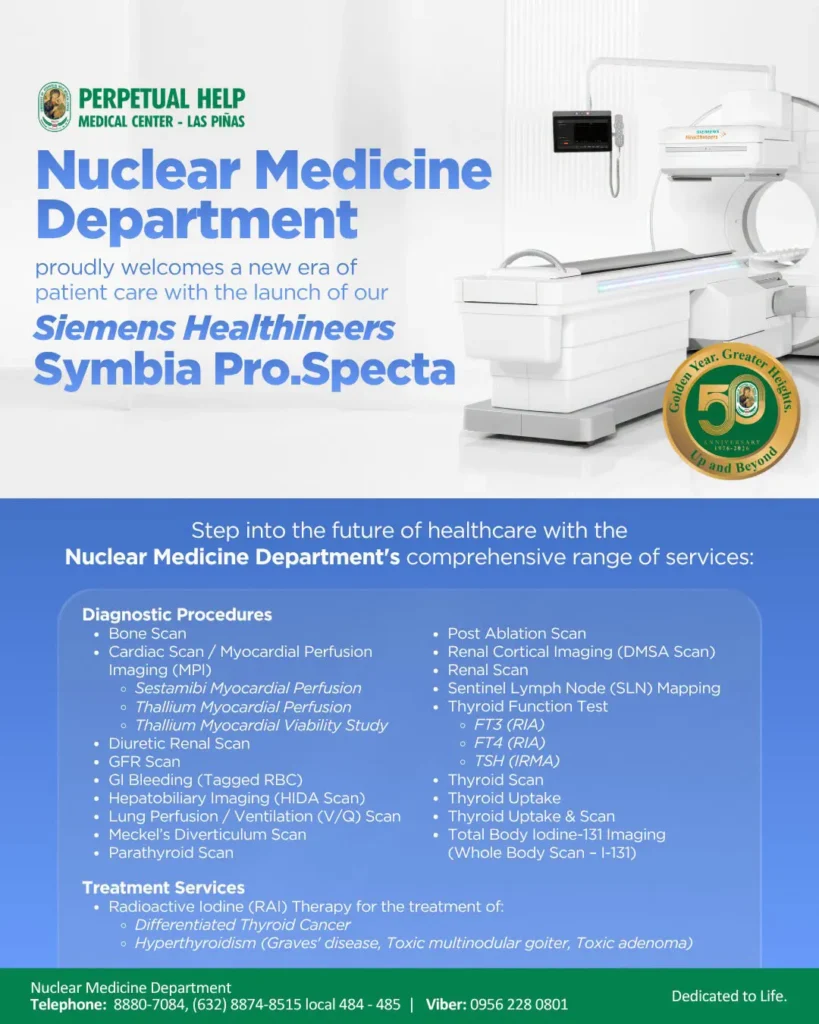 A new era of patient care has arrived at PHMC-LP. Our Nuclear Medicine Department is proud to introduce the Siemens Healthineers Symbia Pro.Specta.