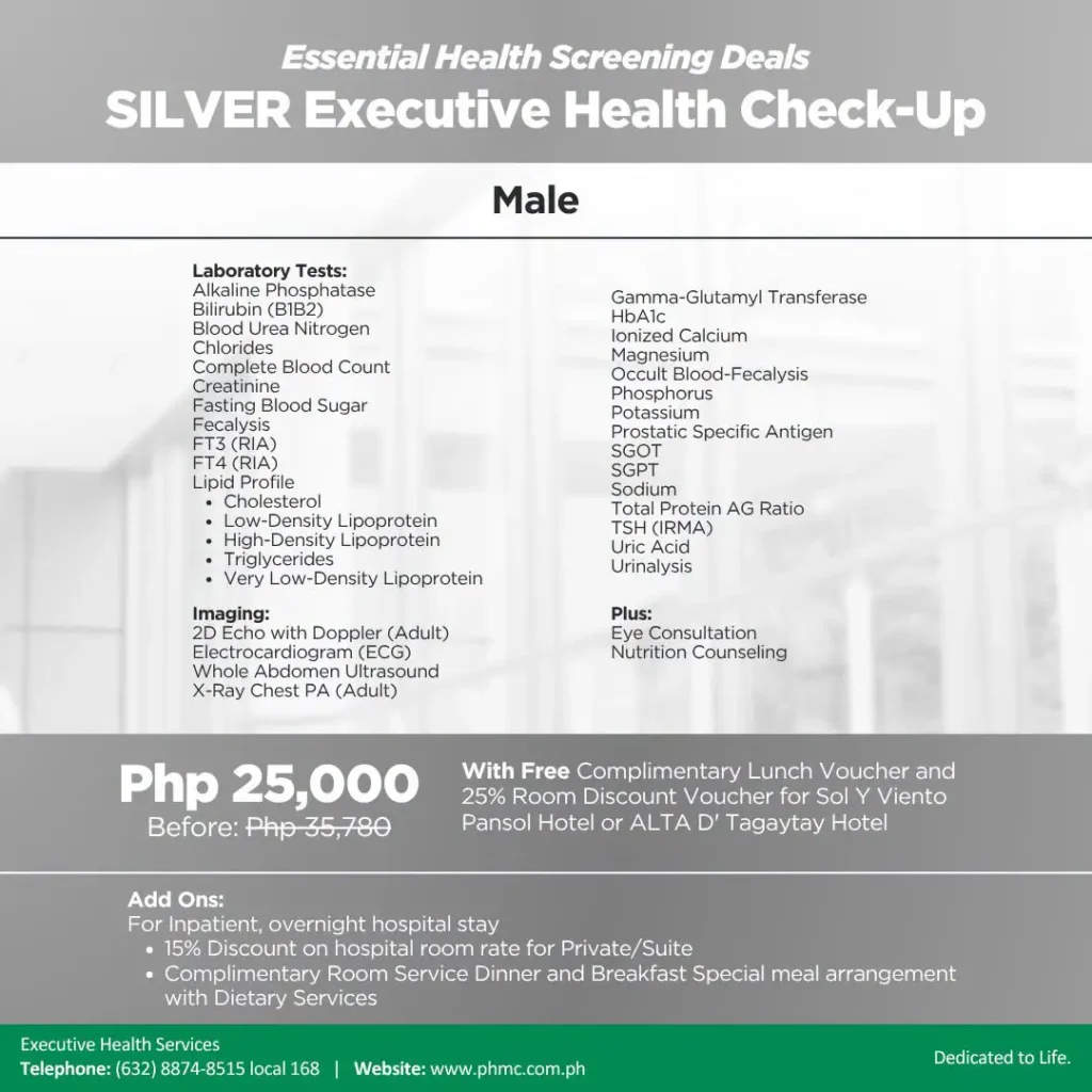 Silver Executive Health Check-Up